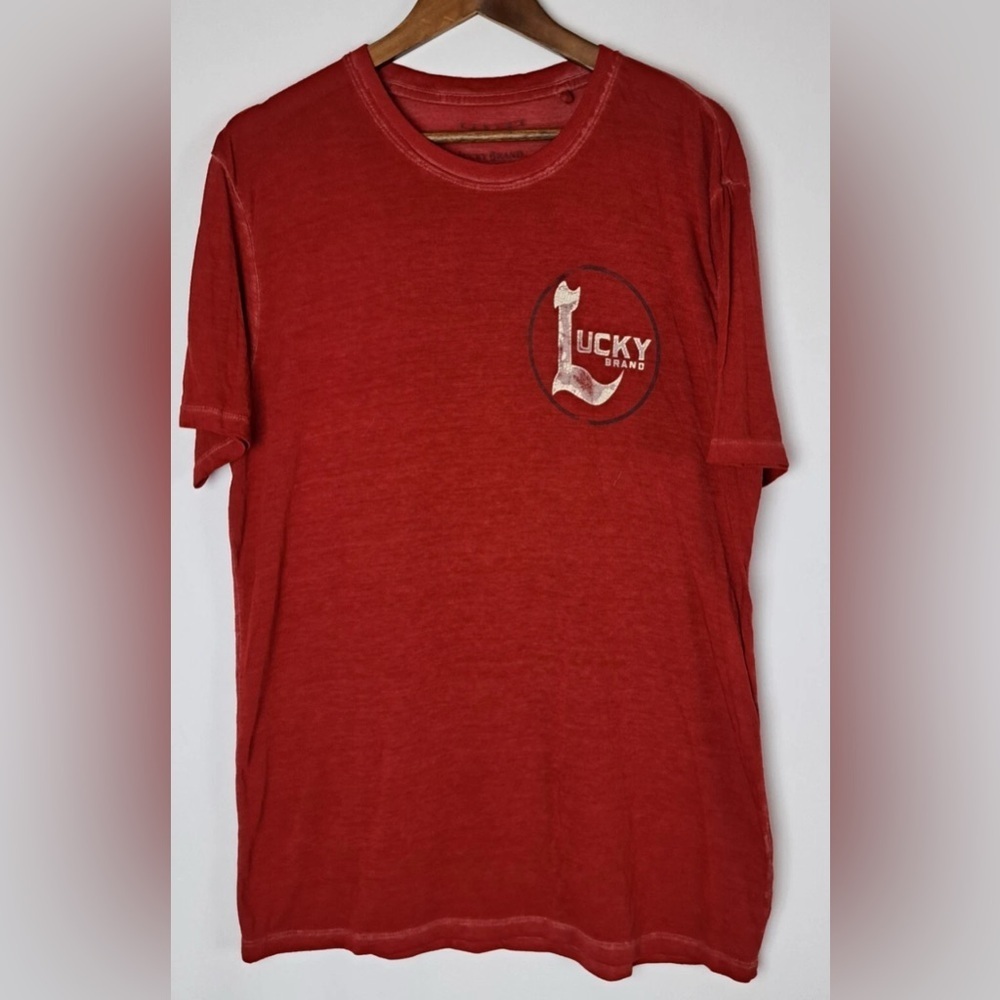 Lucky Brand Venice burnout men’s Tshirt L